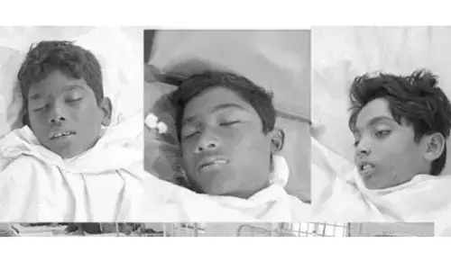 చెరువులో పడి ముగ్గురు చిన్నారులు మృతి