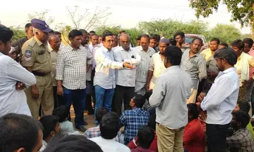 నది బయోటెక్ ఉద్యోగులు మరోసారి ధర్నా...