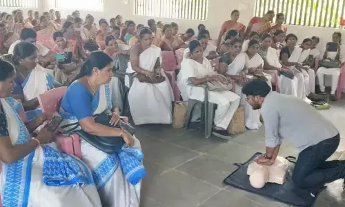 సీపీఆర్ పై ఆరోగ్య సిబ్బందికి అవగాహన..