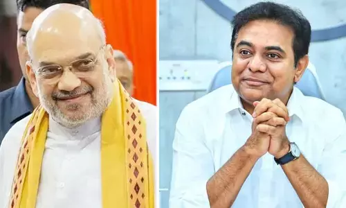 కేంద్ర హోంమంత్రి అమిత్ షాకు కృతజ్ఞతలు తెలిపిన కేటీఆర్
