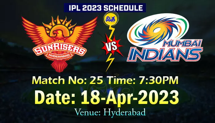 IPL 2023: టాస్ గెలిచిన సన్‌రైజర్స్ హైదరాబాద్..