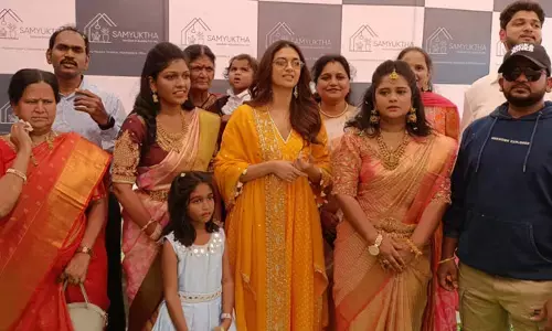 బొల్లారంలో సందడి చేసిన నటి కీర్తి సురేష్