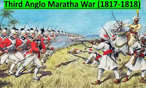 3వ ఆంగ్లో మరాఠా యుద్ధం(1817-18): (ఇండియన్ హిస్టరీ)