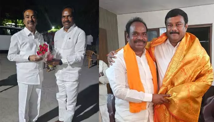 బీజేపీ నాయకులను కలిసిన సాకటి దశరథ్.. బీజేపీ నాయకులను కలిసిన సాకటి దశరథ్..