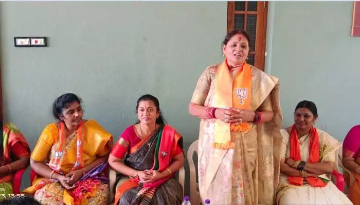 రాష్ట్రంలో ప్రత్యామ్నాయ శక్తిగా బీజేపీ : గీతామూర్తి రాష్ట్రంలో ప్రత్యామ్నాయ శక్తిగా బీజేపీ : గీతామూర్తి