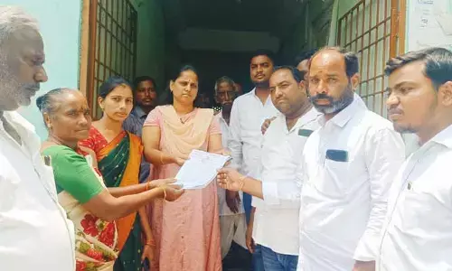 క్రీడా ప్రాంగణాన్ని ధ్వంసం చేసిన సర్పంచ్..