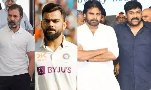 రాహుల్ గాంధీ, పవన్ కల్యాణ్, కోహ్లీ, చిరంజీవికి అనూహ్య షాక్