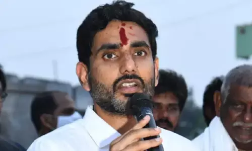 మంత్రాలయంలోకి లోకేశ్ పాదయాత్ర