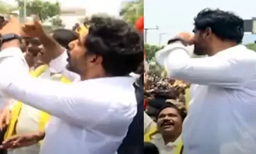 Yuvagalam: గుండు కొట్టి పంపిస్తా.. వైసీపీ కార్యకర్తలకు నారా లోకేశ్ మాస్ వార్నింగ్