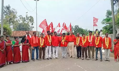ప్రజా సమస్యలపై నిరంతర పోరాటం: సీపీఐ నియోజకవర్గ కార్యదర్శి రేగుంట చంద్రశేఖర్