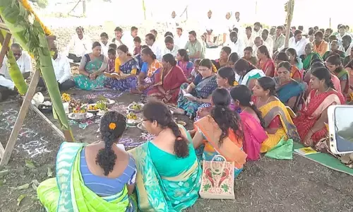 అట్టహాసంగా అక్షయ తృతీయ భూమి పూజ