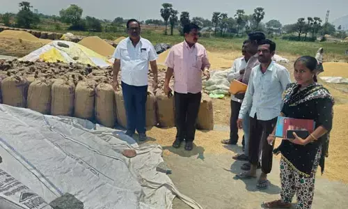 ధాన్యం కొనుగోలు కేంద్రాలను పరిశీలించిన అదనపు కలెక్టర్..