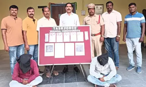 క్రికెట్ ఆన్ లైన్ బెట్టింగ్ నిర్వహిస్తున్న ఇద్దరు అరెస్ట్..