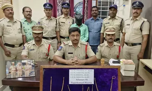 వరుస దొంగతనాలకు పాల్పడిన వ్యక్తి అరెస్ట్..