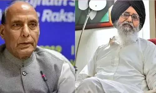 ప్రకాష్ బాదల్  భూమి పుత్రుడు : రాజ్‌నాథ్ సింగ్