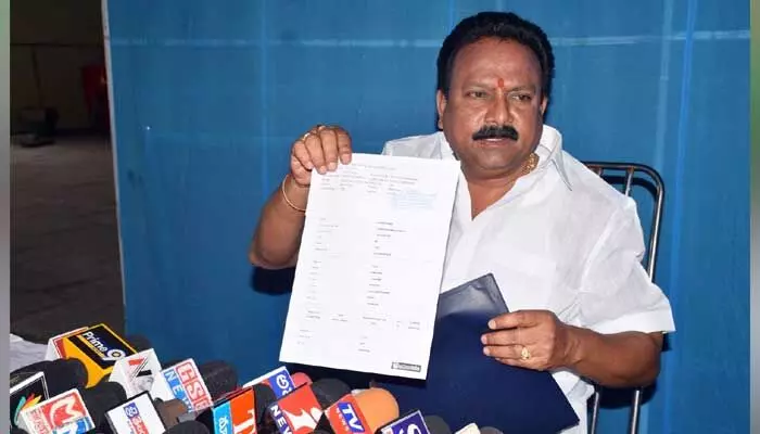 చట్టబద్ధంగా ఆ స్థలం నాదే : చింతా గోపాల్ చట్టబద్ధంగా ఆ స్థలం నాదే : చింతా గోపాల్