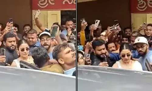 అనుష్కతో సెల్ఫీ కోసం ఎగబడిన ఫ్యాన్స్.. ఫైర్ అయినా కోహ్లీ..