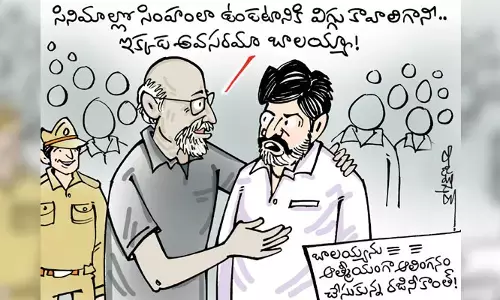 యాక్టర్స్ రజినీకాంత్, బాలకృష్ణ కార్టూన్ (28-4-2023)