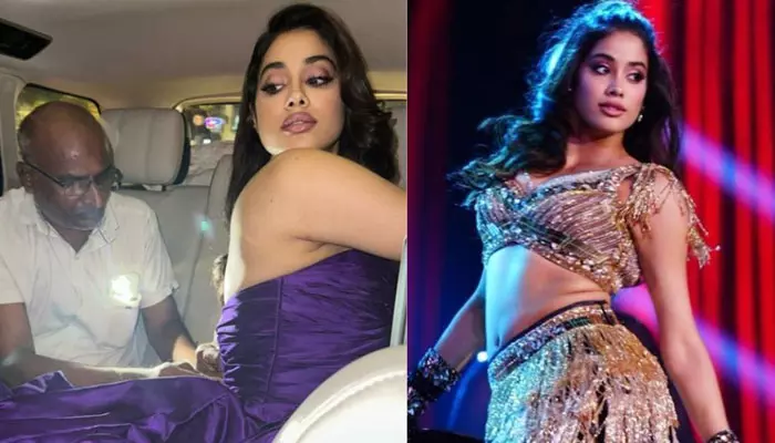 Janhvi Kapoor Lచూసుకోవాలి కదరా: స్టేజ్‌పై పర్ఫార్మెన్స్.. ఊడిపోయిన జాన్వీ గౌన్