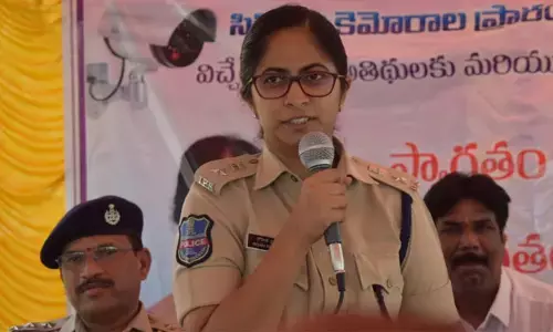 నేరాల నియంత్రణ కోసం సీసీ కెమెరాలు కీలకం: ఎస్పీ రోహిణి ప్రియదర్శిని.
