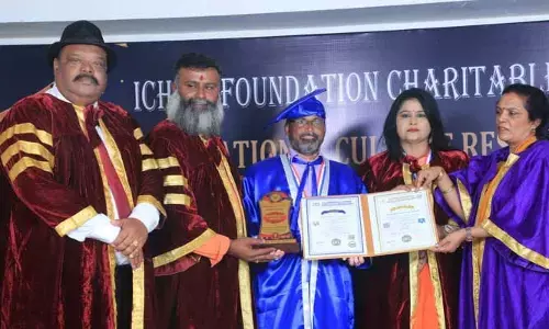 కంచుకట్ల సుభాష్ కు డాక్టరేట్ ప్రదానం..