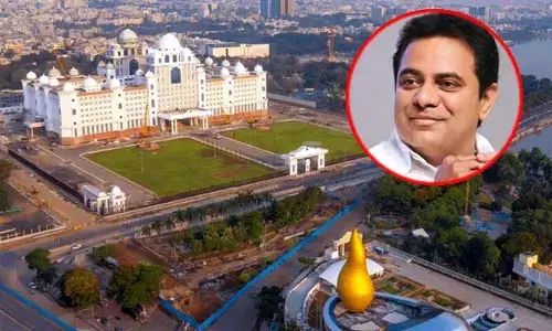 సందడిగా సచివాలయ ప్రాంగణం.. కేటీఆర్ తొలి సంతకం ఆ ఫైల్ పైనే..!