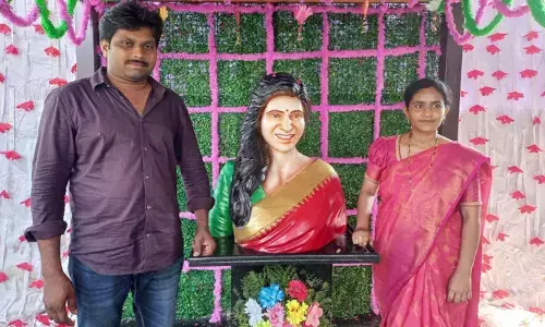 సమంతకు గుడి కట్టేందుకు అభిమాని ఎంత ఖర్చు చేశాడో తెలుసా?