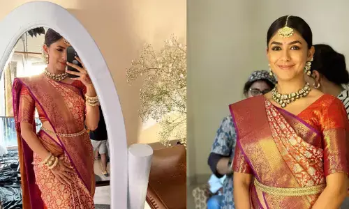 Mrunal Thakur: పెళ్లి కూతురుగా ముస్తాబైన మృణాల్.. ఖుష్  అవుతున్న ఫ్యాన్స్