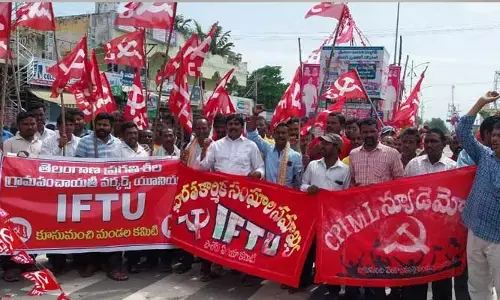 చికాగో అమరుల స్ఫూర్తితో కార్మిక హక్కుల కోసం పోరాడుదాం : ఐఎఫ్టీయూ న్యూ డెమోక్రసీ