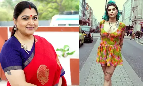 సోషల్ మీడియాలో రచ్చ చేస్తున్న కుష్బూ కూతురు.. పిక్స్ వైరల్