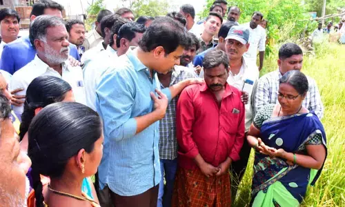 రైతన్నలు రంది పెట్టుకోవద్దు... ధైర్యంగా ఉండాలి : మంత్రి కేటీఆర్