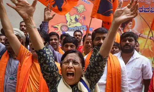 కాంగ్రెస్‌కు వ్యతిరేకంగా బజరంగ్ దళ్ అధ్యాత్మిక కార్యక్రమం..