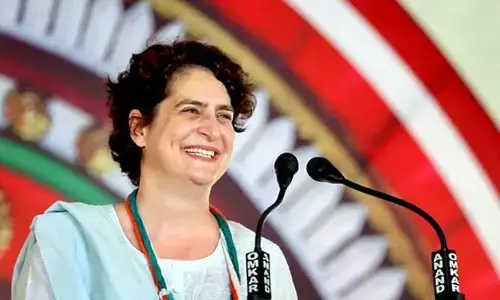 ప్రియాంకాగాంధీ సభకు భారీ ఏర్పాట్లు
