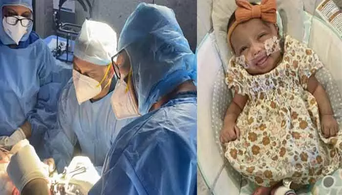 Boston baby surgery | గర్భంలో ఉన్న శిశువుకి చికిత్స.. అరుదైన సర్జరీ చేసిన అమెరికన్ వైద్యులు Boston baby surgery | గర్భంలో ఉన్న శిశువుకి చికిత్స.. అరుదైన సర్జరీ చేసిన అమెరికన్ వైద్యులు