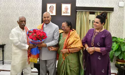 మాజీ రాష్ట్రపతి రామ్ నాథ్ కోవింద్‌ను కలిసిన బండారు దత్తాత్రేయ