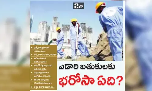 ఎడారి బతుకులకు భరోసా ఏది?