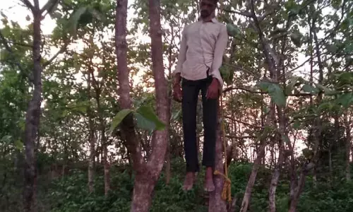 తండ్రి మందలించడంతో కొడుకు ఆత్మహత్య