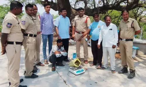 గంజాయి అమ్ముతున్న వ్యక్తి అరెస్ట్