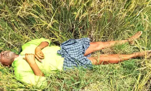ప్రమాదవశాత్తు కరెంట్ షాక్‌కు గురై రైతు మృతి