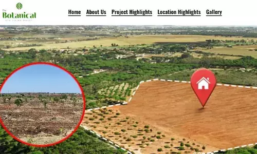 బొటానికల్ ఎకో స్పేస్ పేరిట ‘రియల్’ ఫ్రాడ్..