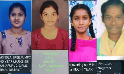 ఇంటర్ ఫలితాల్లో బీసీ గురుకుల విద్యార్థుల ర్యాంకుల పంట