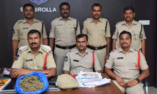 అక్రమంగా గంజాయి తరలిస్తున్న వ్యక్తి అరెస్ట్
