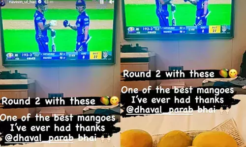బెస్ట్ మాంగోస్ పోస్ట్‌తో మరోసారి RCB పై సెటైర్ వేసిన నవీన్-ఉల్-హక్