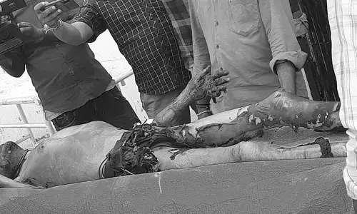 భూమి పత్రాలు ఫోర్జరీ.. కలెక్టరేట్ ఎదుట బాధితుడి ఆత్మహత్యాయత్నం