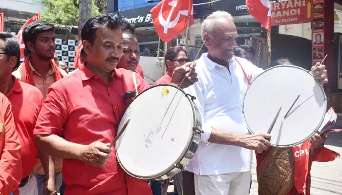దేశవ్యాప్తంగా బీజేపీని ఓడించడమే సీపీఐ లక్ష్యం: నారాయణ దేశవ్యాప్తంగా బీజేపీని ఓడించడమే సీపీఐ లక్ష్యం: నారాయణ