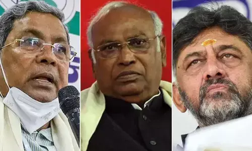సీఎం ఎంపికలో తీవ్ర ఉత్కంఠ.. ఖర్గే ప్రతిపాదనకు నో చెప్పిన డీకే శివకుమార్..!