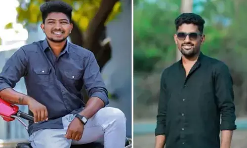 లారీ, బైక్ ఢీ... ఇద్దరు యువకుల దుర్మరణం
