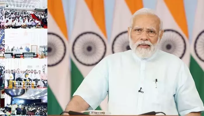 గత ఐదేళ్లలో 4.50 కోట్ల జాబ్స్.. ఈపీఎఫ్వో గణాంకాలే సాక్ష్యం : ప్రధాని మోడీ గత ఐదేళ్లలో 4.50 కోట్ల జాబ్స్.. ఈపీఎఫ్వో గణాంకాలే సాక్ష్యం : ప్రధాని మోడీ