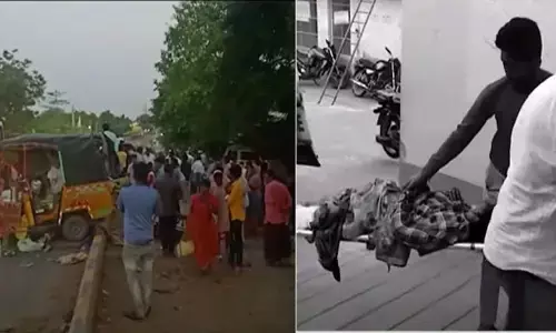 భారీ రోడ్డు ప్రమాదం.. అక్కడికక్కడే ఐదుగురు కూలీలు మృతి