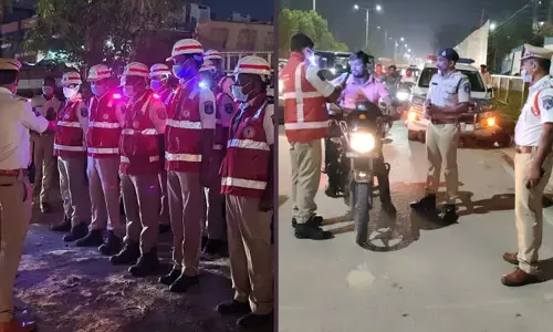 మందుబాబుల భరతం పడుతున్న పోలీసులు